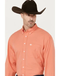 Cinch Men's Solid Long Sleeve ARENAFLEX Button-Down Western Shirt -Country Clothing Store 2000388102 850 P2