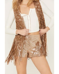 Wonderwest Women's Foiled Suede Vest 8 Wonderwest Women's Foiled Suede Vest -Country Clothing Store 2000389175 200 P3