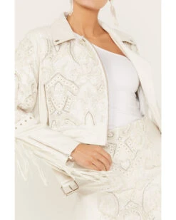 Wonderwest Women's Soutache Moto Jacket