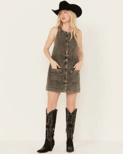 Free People Women's Wilderado Denim Dress 8 Free People Women's Wilderado Denim Dress -Country Clothing Store 2000390288 001 P1