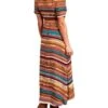 Stetson Women's Sunset Serape Short Sleeve Midi Wrap Dress -Country Clothing Store 2000390798 900 P2