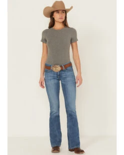 Ariat Women's R.E.A.L Mid Rise Patricia Stretch Main Bootcut Jeans -Country Clothing Store 2000391047 400 P1