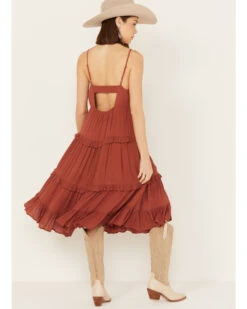 Bila77 Women's Floral Embroidered Tier Midi Dress -Country Clothing Store 2000392115 220 P4