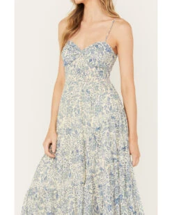 Free People Women's Sundrenched Floral Print Sleeveless Maxi Dress -Country Clothing Store 2000392162 400 P3