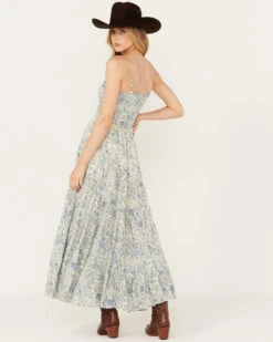 Free People Women's Sundrenched Floral Print Sleeveless Maxi Dress -Country Clothing Store 2000392162 400 P4