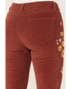 Driftwood Women's Rose High Rise Falling Sunflower Flare Jeans -Country Clothing Store 2000392195 220 P4