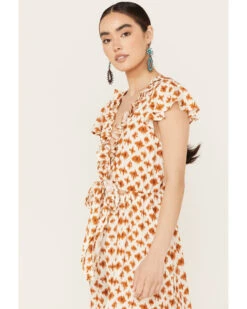 Beyond The Radar Women's Ikat Print Picnic Dress -Country Clothing Store 2000392304 702 P2