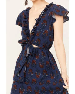 Beyond The Radar Women's Print Picnic Dress