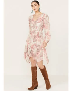 Beyond The Radar Women's Print Hanky Hem Dress 7 Beyond The Radar Women's Print Hanky Hem Dress -Country Clothing Store 2000392309 900 P1