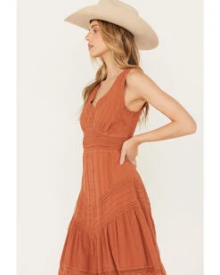 Scully Women's Sleeveless Lace Hem Dress -Country Clothing Store 2000393042 220 P2