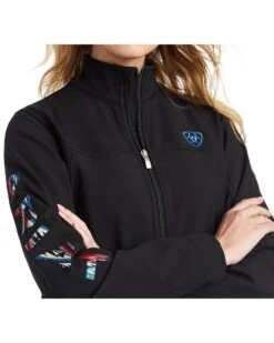 Ariat Women's Chimayo Solid Logo Softshell Jacket - Plus
