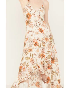 Wild Moss Women's Floral High Low Hem Dress -Country Clothing Store 2000393335 103 P3