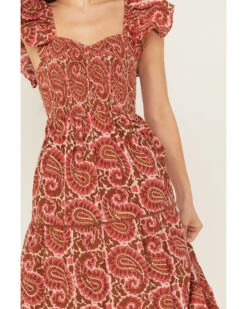 Cleobella Women's Zahara Paisley Print Ankle Dress