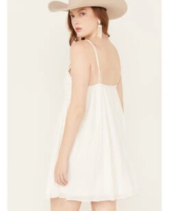 Yura Women's Crochet Accent Sleeveless Mini Dress 7 Yura Women's Crochet Accent Sleeveless Mini Dress -Country Clothing Store 2000394528 100 P4