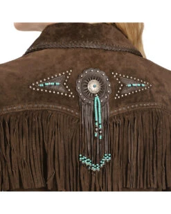 Scully Fringe & Beaded Boar Suede Leather Jacket 12 Scully Fringe & Beaded Boar Suede Leather Jacket -Country Clothing Store 225958 47 D3