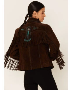Scully Fringe & Beaded Boar Suede Leather Jacket 14 Scully Fringe & Beaded Boar Suede Leather Jacket -Country Clothing Store 225958 47 P3
