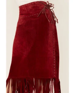 Scully Women's Suede Leather Fringe Skirt -Country Clothing Store 225D49 70 P2