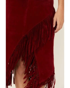 Scully Women's Suede Leather Fringe Skirt -Country Clothing Store 225D49 70 P3