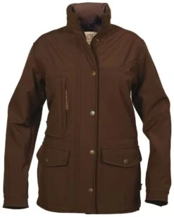 STS Ranchwear Women's Brazos Softshell Brown Barn Jacket