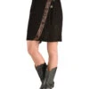 Kobler Leather Women's Tooled Leather & Fringe Sedona Suede Skirt -Country Clothing Store 225J34 89 P1