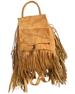 Kobler Leather Women's Rucksack Fringed Backpack 7 Kobler Leather Women's Rucksack Fringed Backpack -Country Clothing Store 2589T4 28 P1