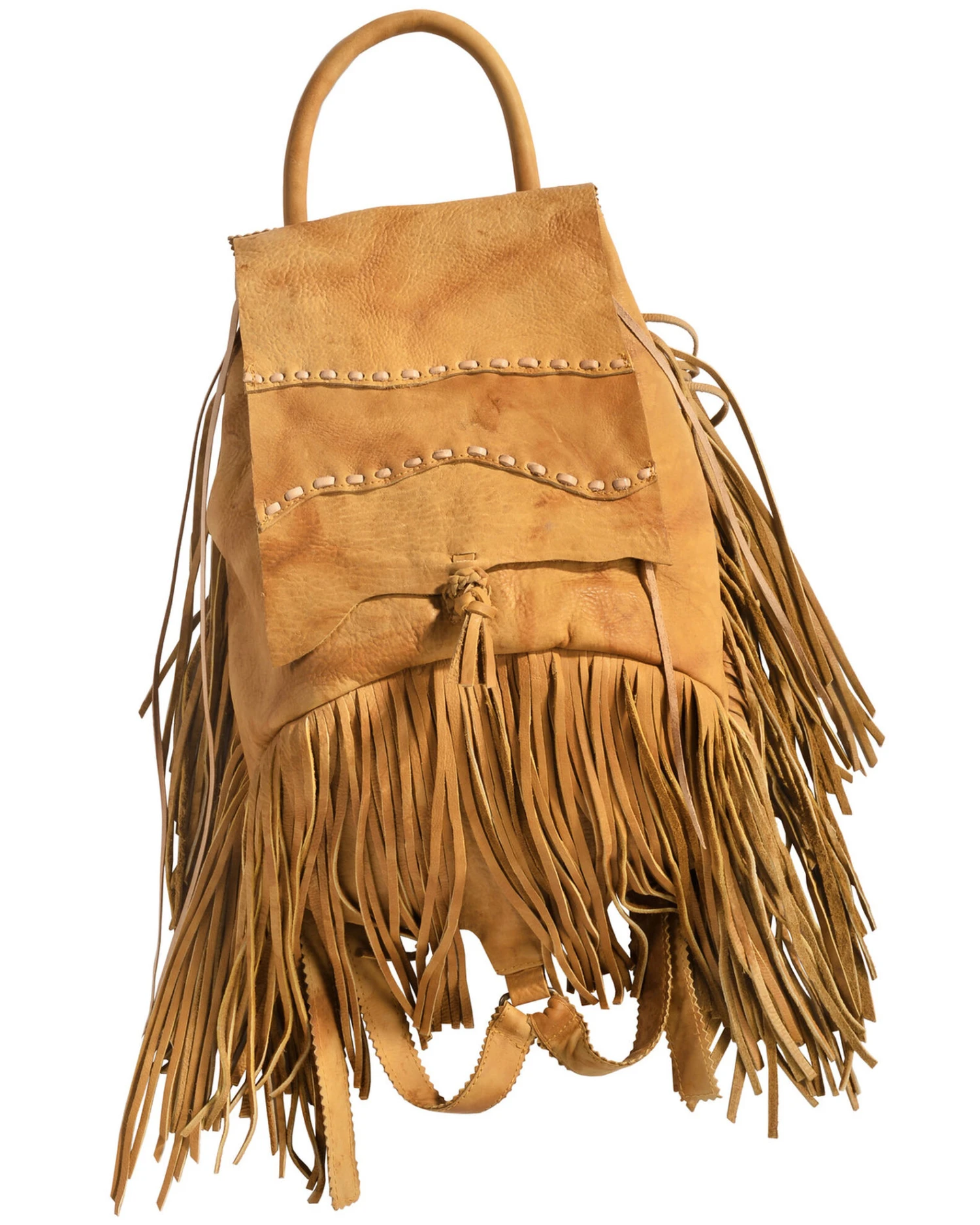 Kobler Leather Women's Rucksack Fringed Backpack 5 Kobler Leather Women's Rucksack Fringed Backpack - Image 3