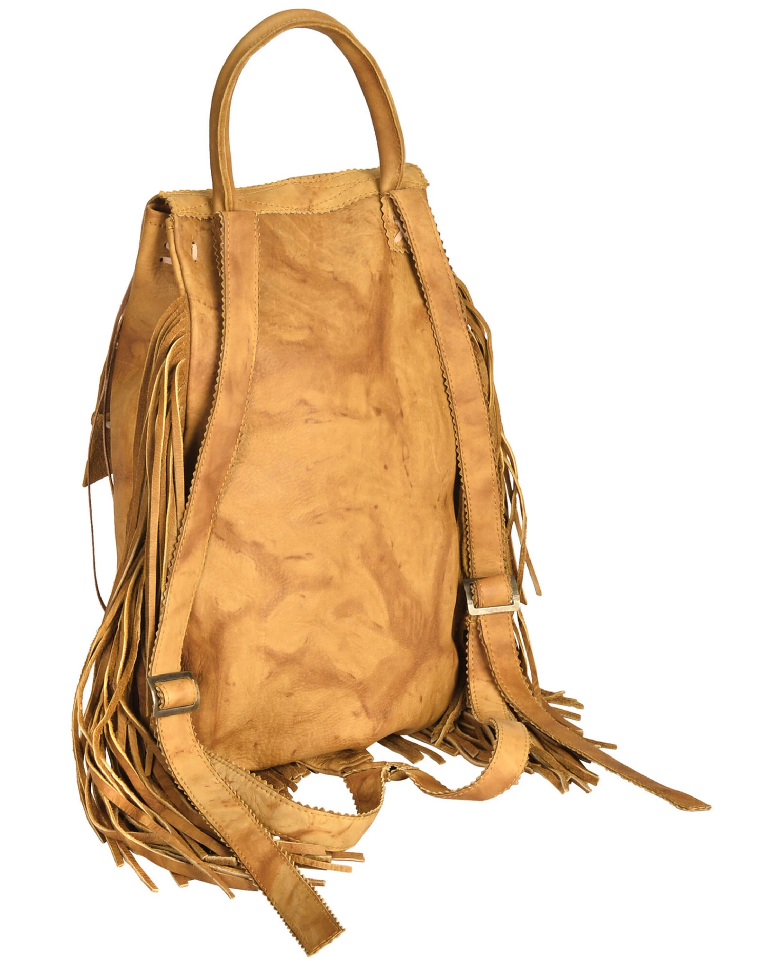 Kobler Leather Women's Rucksack Fringed Backpack 4 Kobler Leather Women's Rucksack Fringed Backpack - Image 2