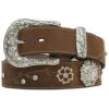 Ariat Women's Floral Embroidered Rhinestone Belt -Country Clothing Store 258U40 7010 P1